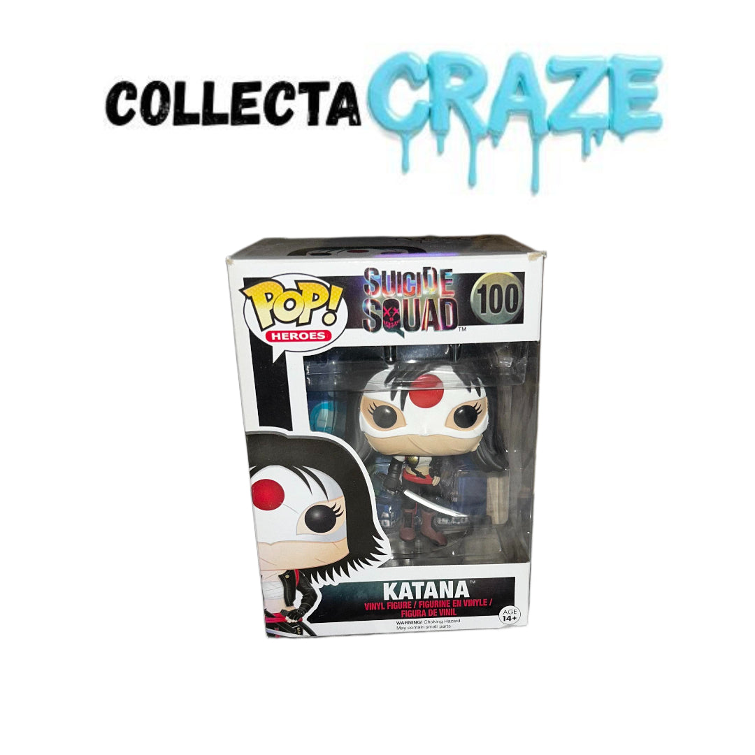 Katana - #100 - Funko Pop! - Heroes - Suicide Squad