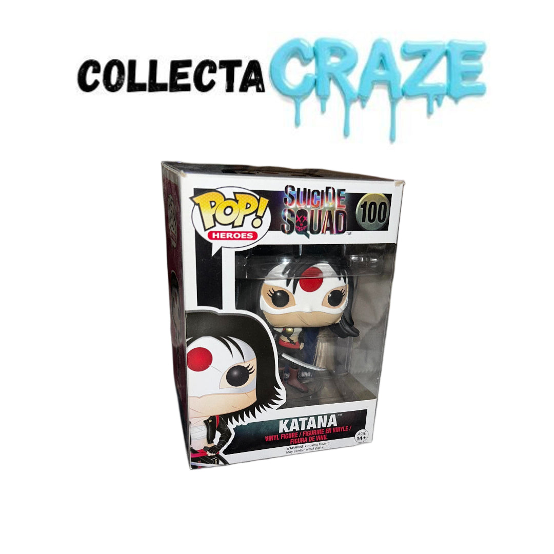 Katana - #100 - Funko Pop! - Heroes - Suicide Squad