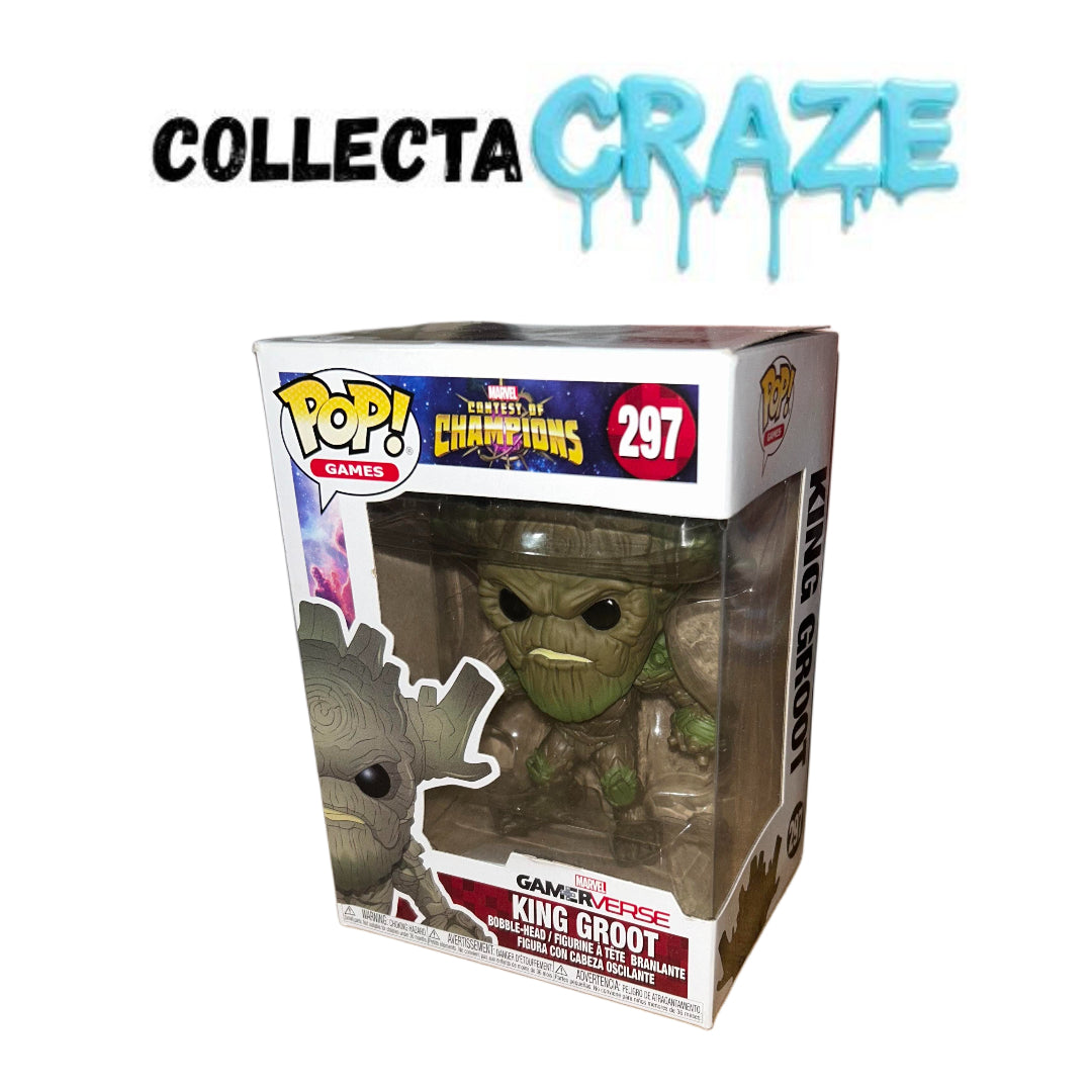King Groot - #297 - Funko Pop! - Games - Marvel - Contest Of Champions