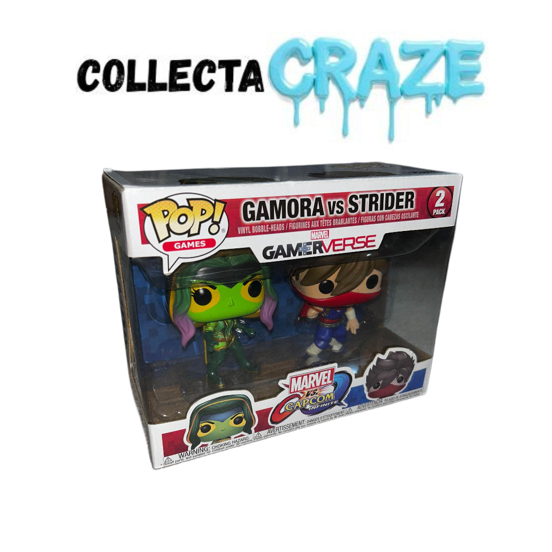 Gamora Vs Strider - 2 Pack - Funko Pop! - Games - Marvel - Capcom