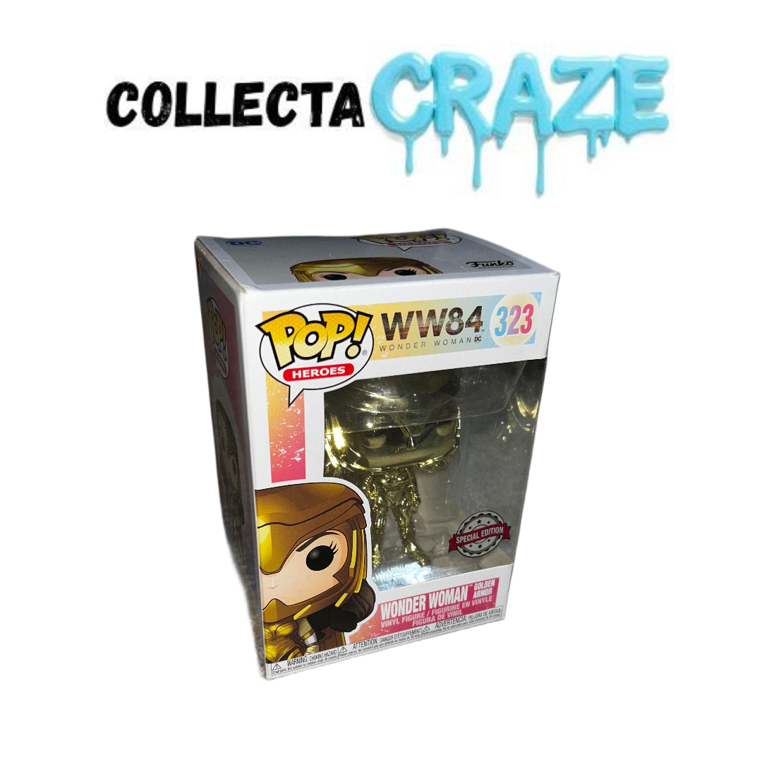 Wonder Woman Golden Armor - #323 - Funko Pop! - Special Edition - Heroes - WW84 Wonder Woman