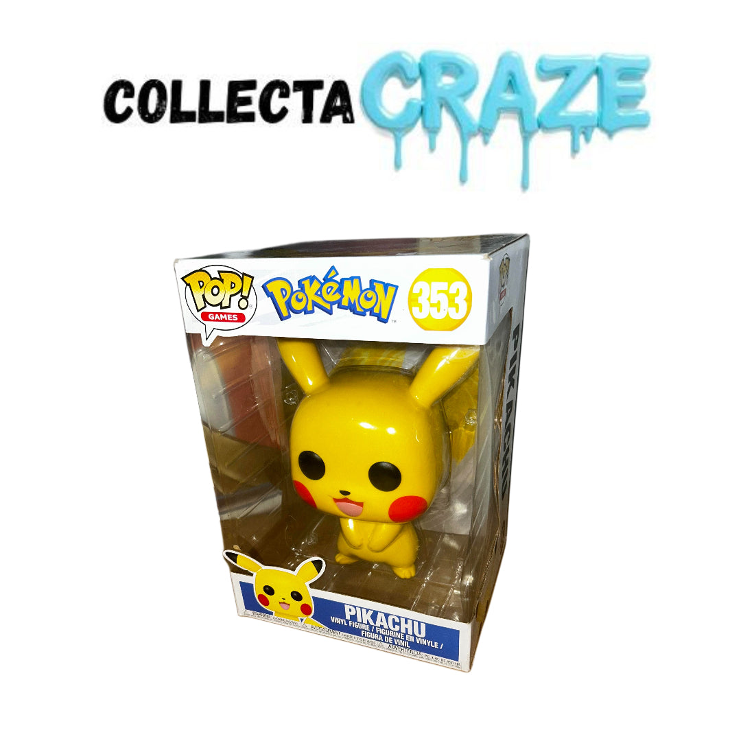 Pikachu - #353 - Funko Pop! - Jumbo - Games - Pokemon