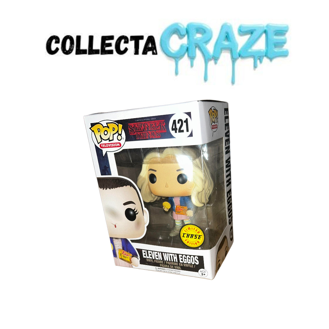 Eleven With Eggos - #421 - Funko Pop! - Chase Edition - TV - Stranger Things