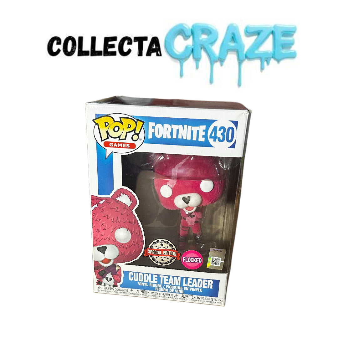 Cuddle Team Leader - #430 - Funko Pop! - Special Edition - Flocked - Games - Fortnite