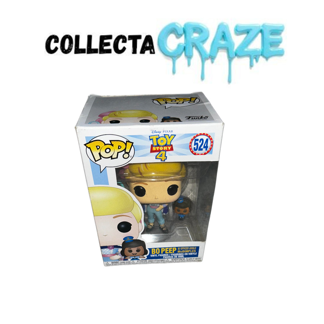 Bo Peep W/ Officer Giggle McDimples - #524 - Funko Pop! - Disney - Pixar - Toy Story 4
