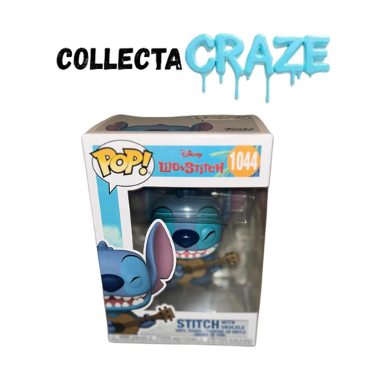 Stitch With Ukelele - #1044 - Disney - Lilo & Stitch