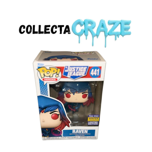 Raven - #441 - Funko Pop! - Heroes - Justice League - Winter Convention 2022 - Limited Edition