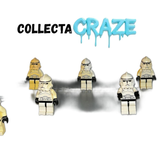 Clone Trooper (Phase 2) - Black Head, Dotted Mouth - Lego - Minifigure