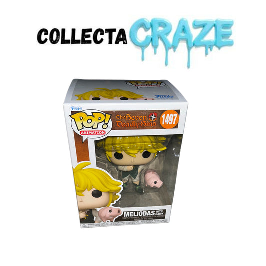 Meliodas With Hawk - #1497 - Funko Pop! - Animation - The Seven Deadly Sins