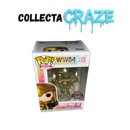 Wonder Woman Golden Armor - #323 - Funko Pop! - Special Edition - Heroes - WW84 Wonder Woman
