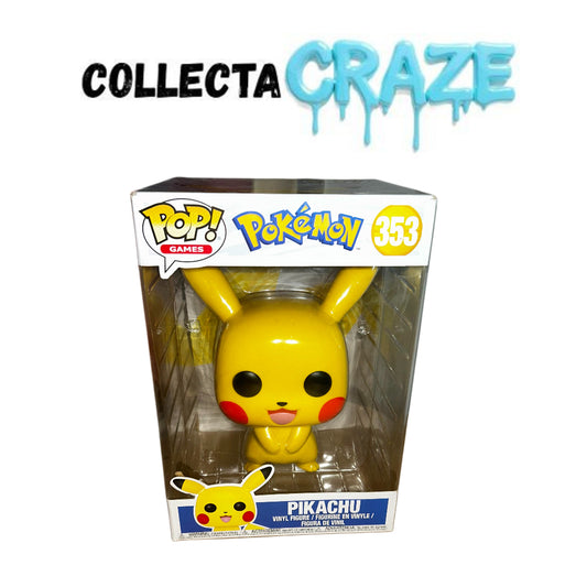 Pikachu - #353 - Funko Pop! - Jumbo - Games - Pokemon