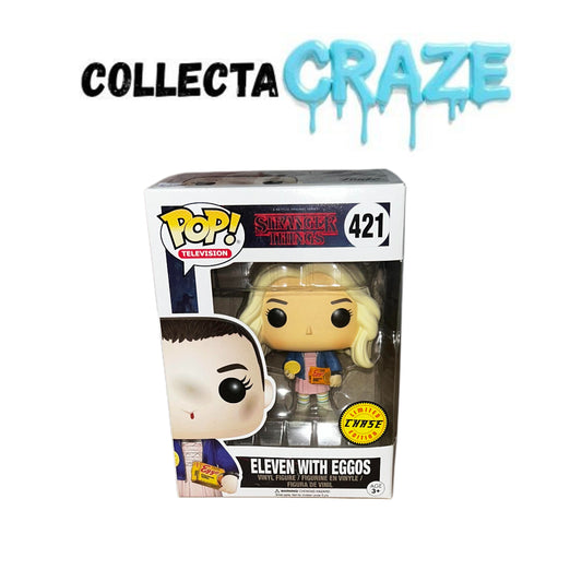 Eleven With Eggos - #421 - Funko Pop! - Chase Edition - TV - Stranger Things