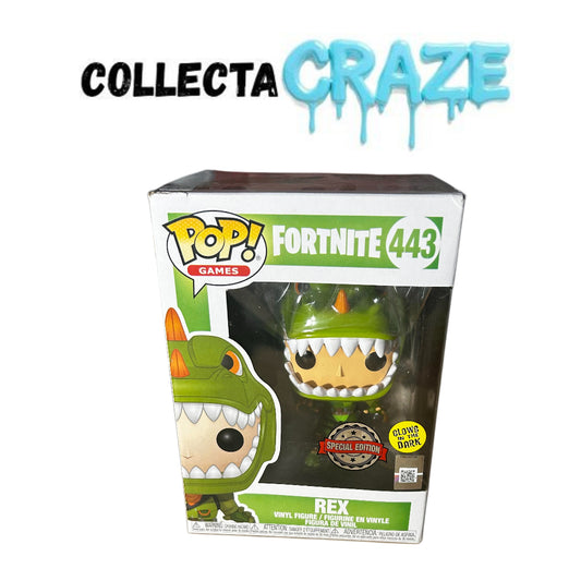 Rex - #443 - Funko Pop! - Special Edition - Glow In The Dark - Games - Fortnite