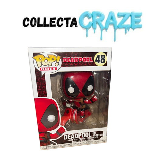 Deadpool On Scooter - #48 - Funko Pop! - Rides - Deadpool