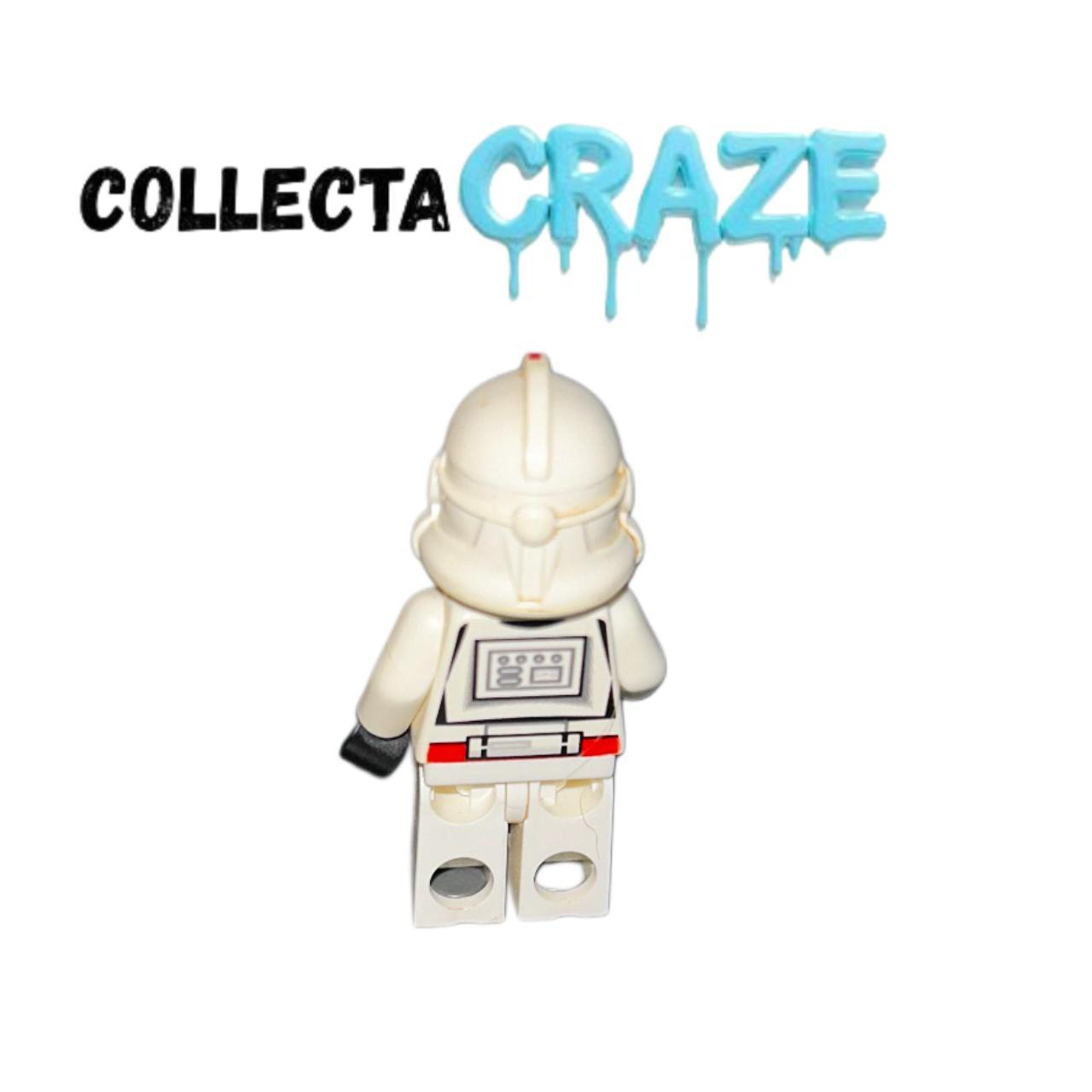 Clone Shock Trooper - Coruscant Guard (Phase 2) - White Hips - Black Head - Lego - Minifigures