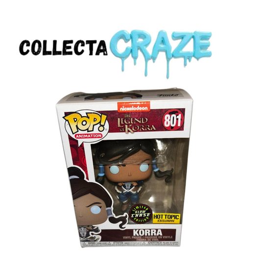 Korra - #801 - Funko Pop! - Animation - Legend Of Korra - Hot Topic Exclusive - Glow Chase
