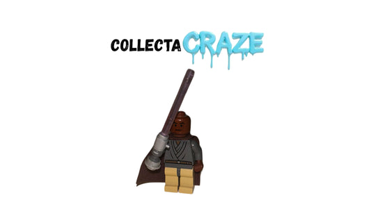 Mace Windu - Trans - Light Purple - Light-Up Lightsaber - Star Wars - Lego - Minifigures